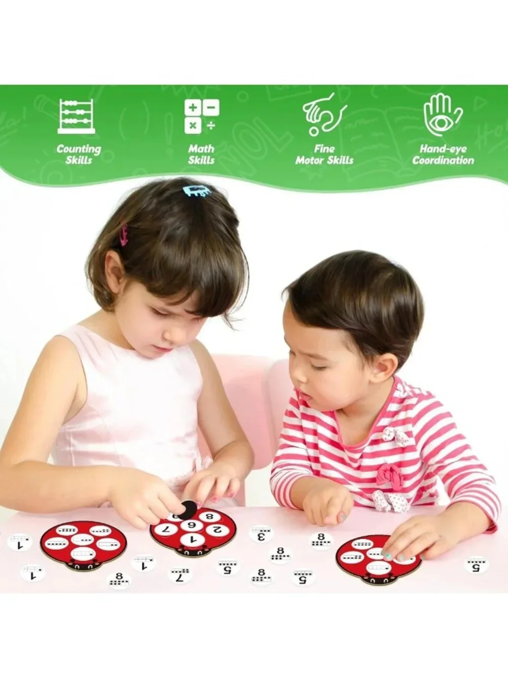 Engaging Math Games for Kids - Ten Frame Set, Addition & Subtraction Cards